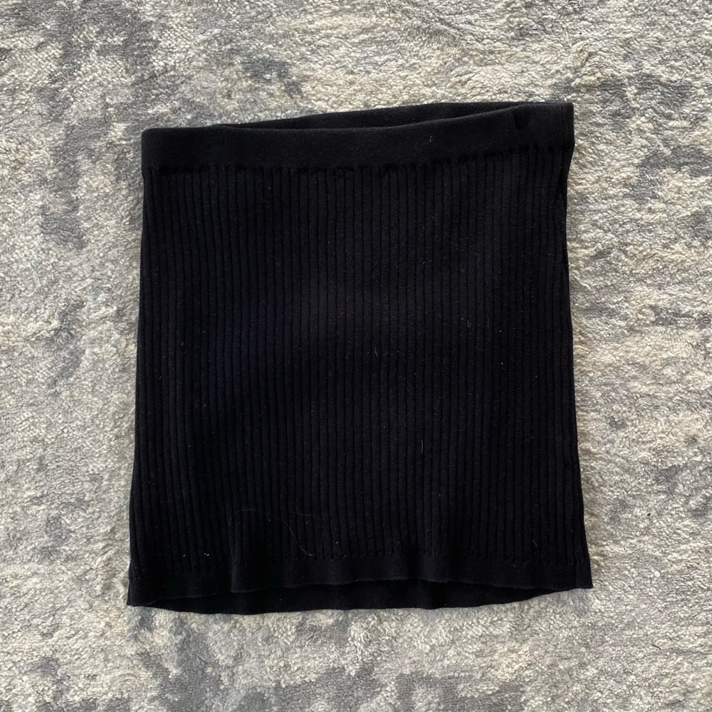 Black mini skirt from free people